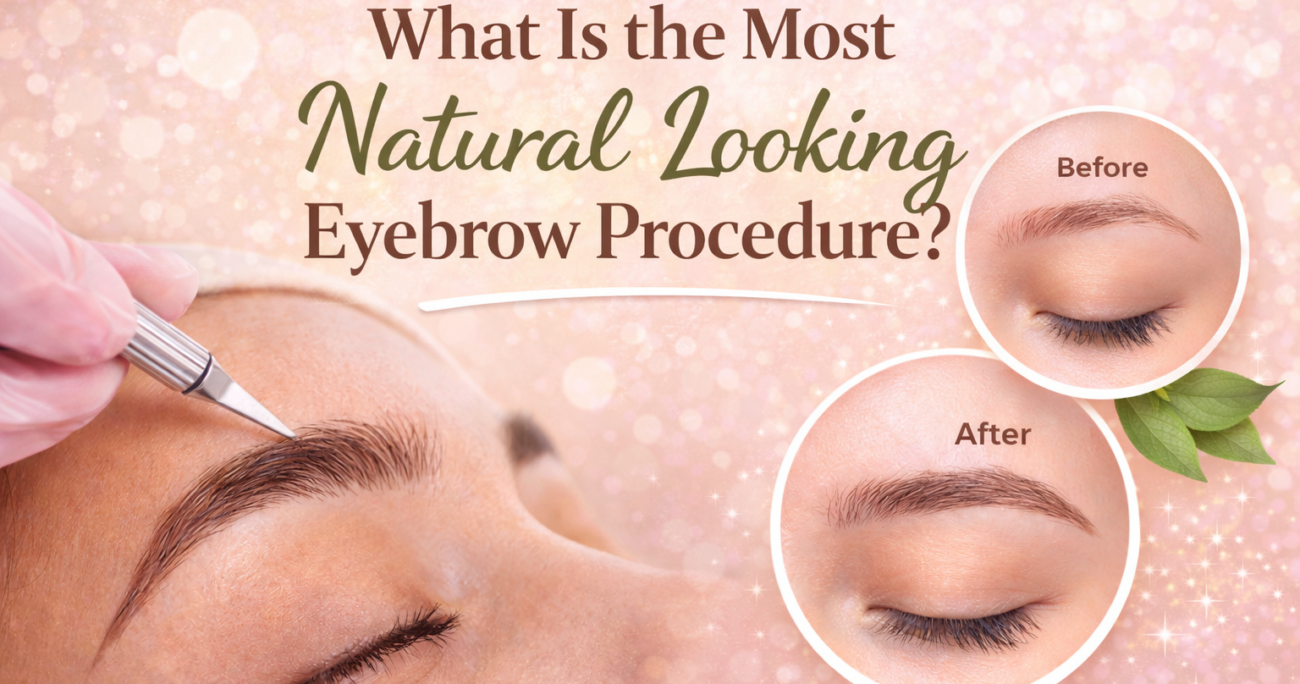 What Is the Most Natural Looking Eyebrow Procedure?