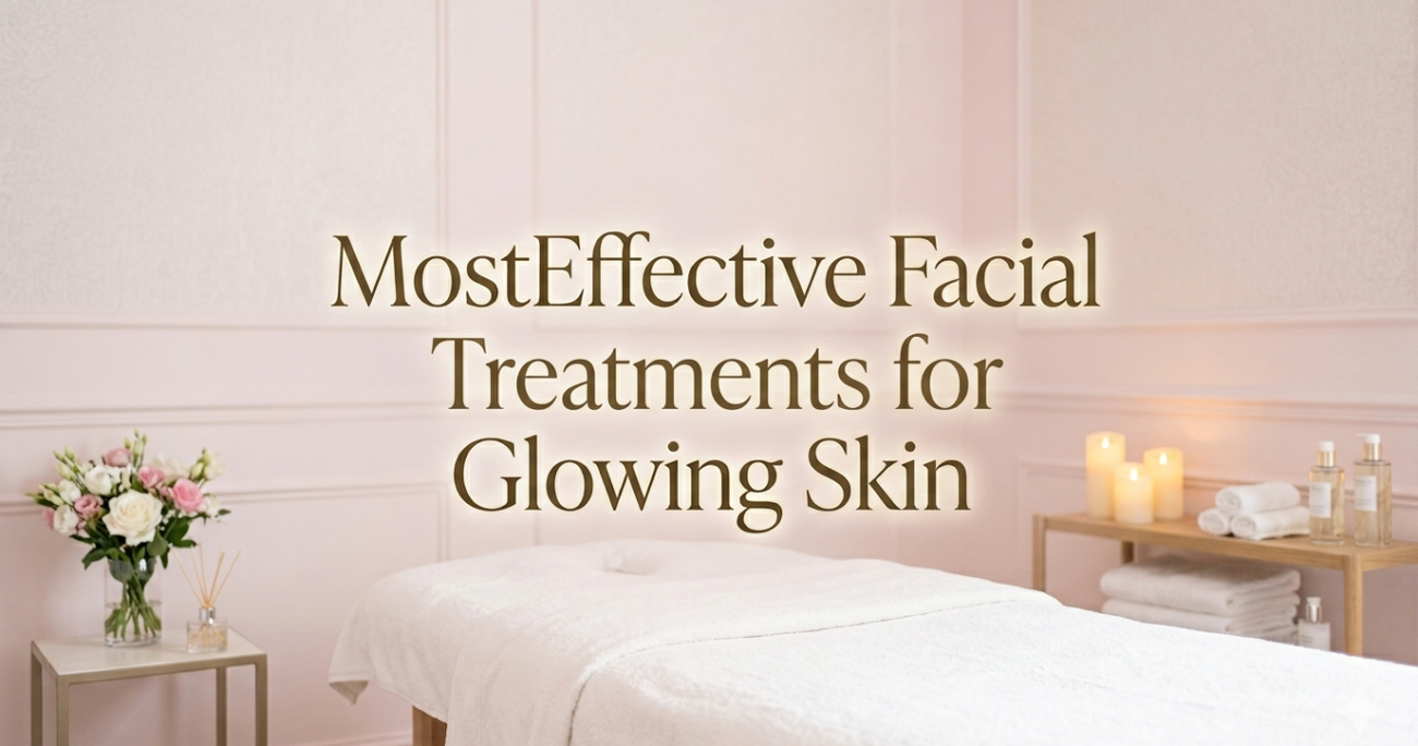 Most Effective Facial Treatments for Glowing Skin 