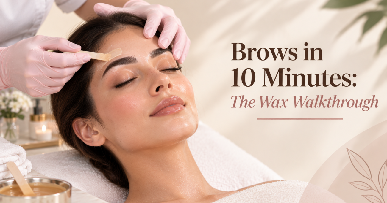 Brows in 10 Minutes: The Wax Walkthrough