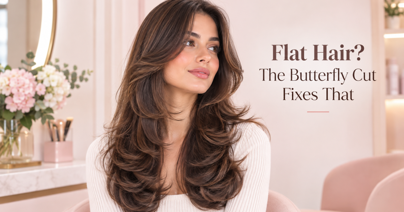 Flat Hair? The Butterfly Cut Fixes That