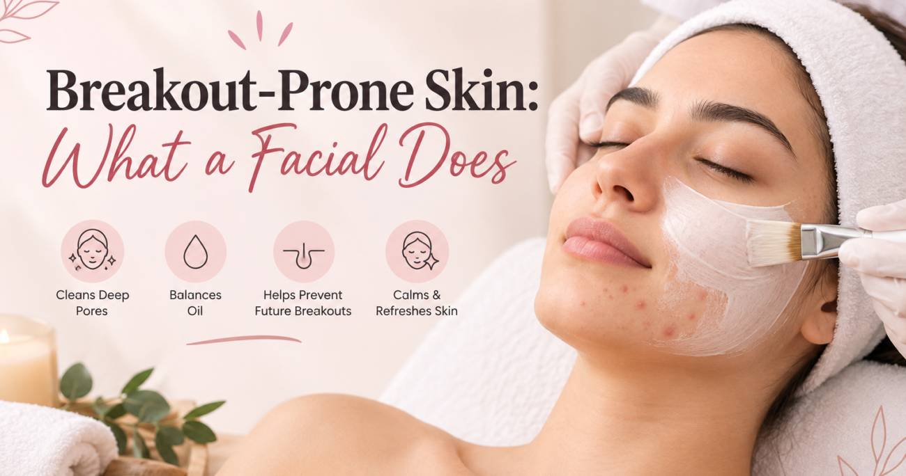 Breakout-Prone Skin: What a Facial Does
