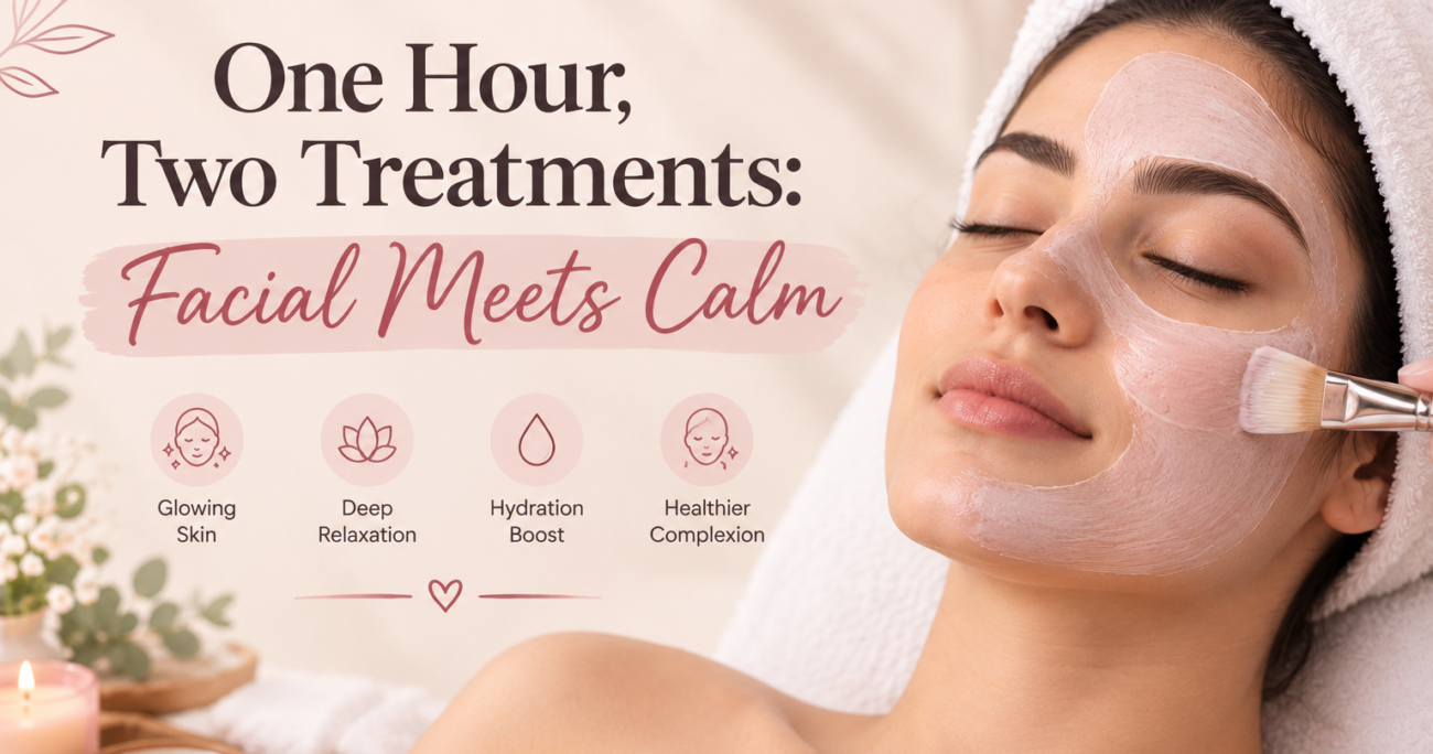 One Hour, Two Treatments: Facial Meets Calm