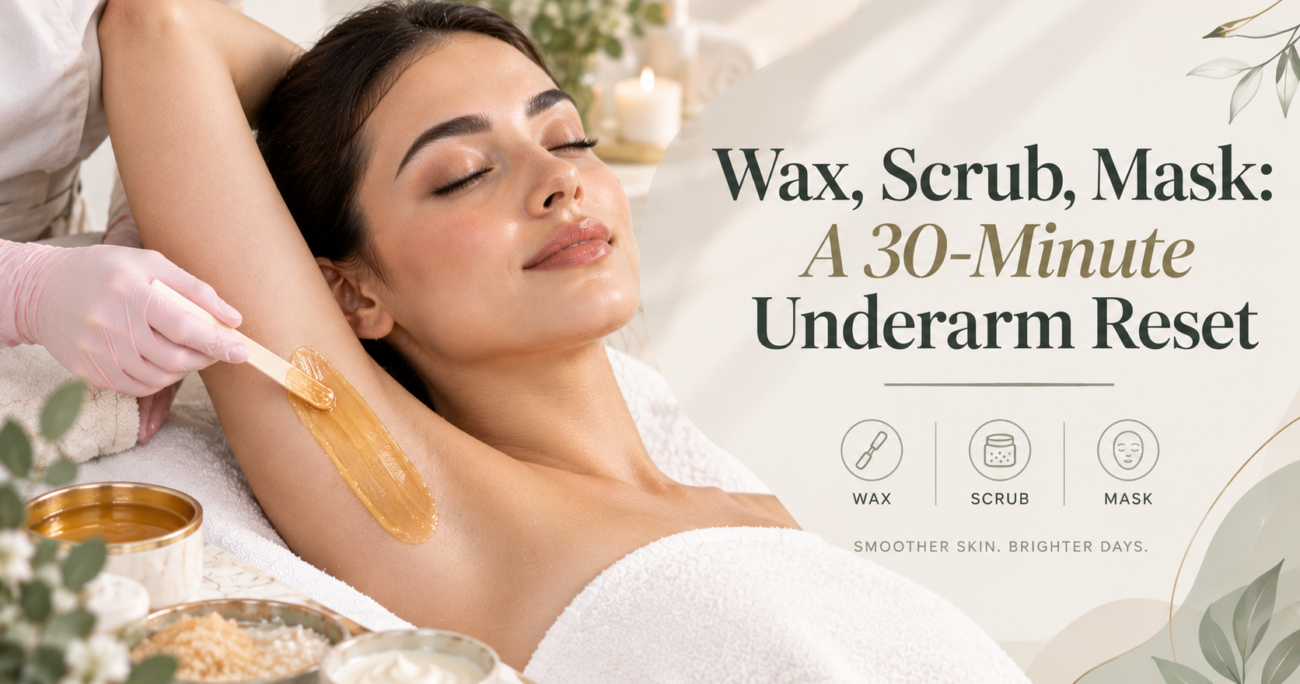 Wax, Scrub, Mask: A 30-Minute Underarm Reset